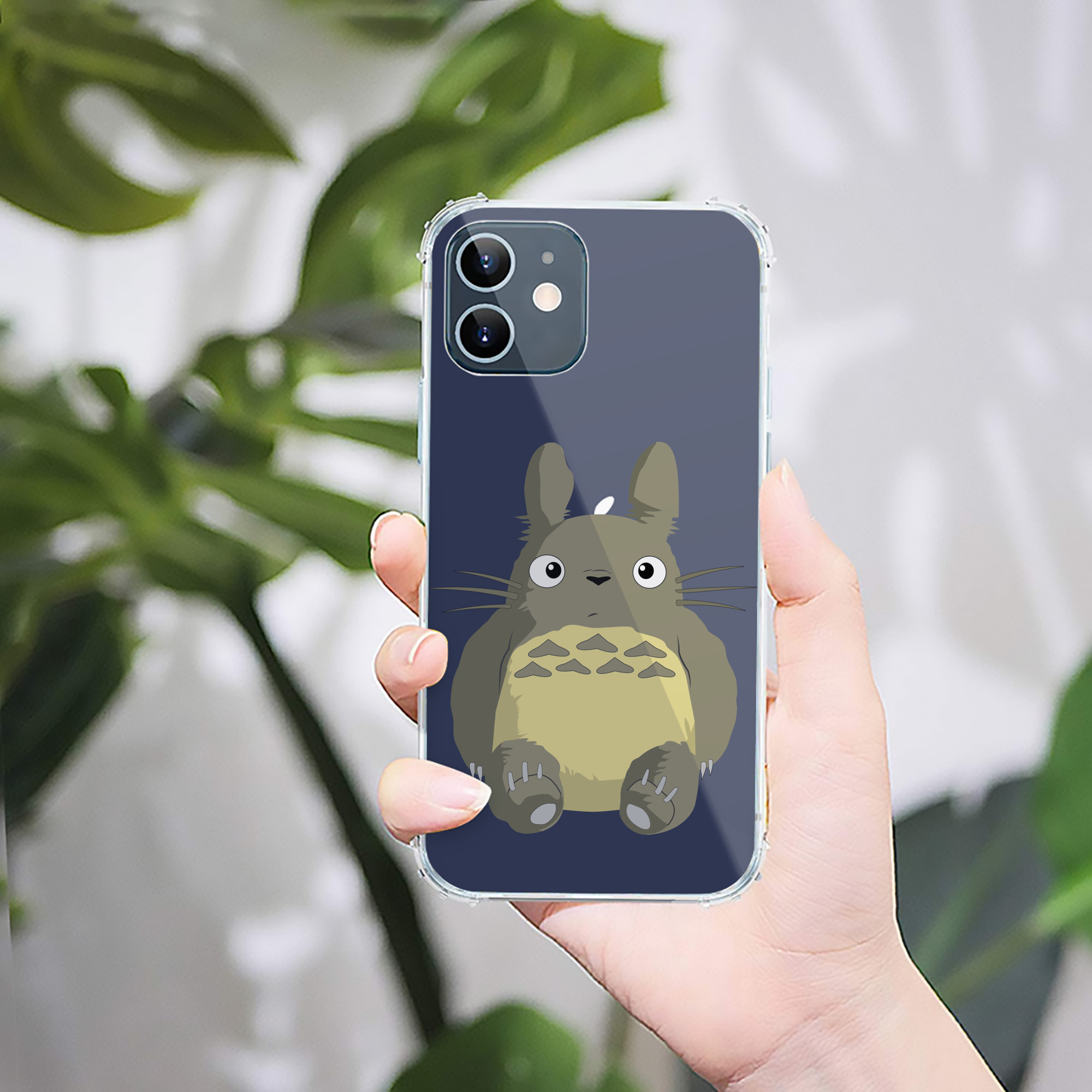 （画像用） となりのトトロ 草壁メイ 草壁サツキ My Neighbor Totoro Satsuki Kusakabe Mei Kusakabe 【iPhone 12シリーズ対応】透明スマホケース（クリアソフトケース）